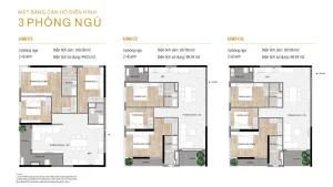 layout căn hộ 3PN